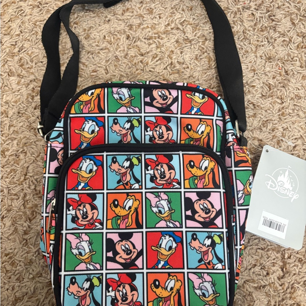 Disney Multicolor Mickey and Friends Crossbody